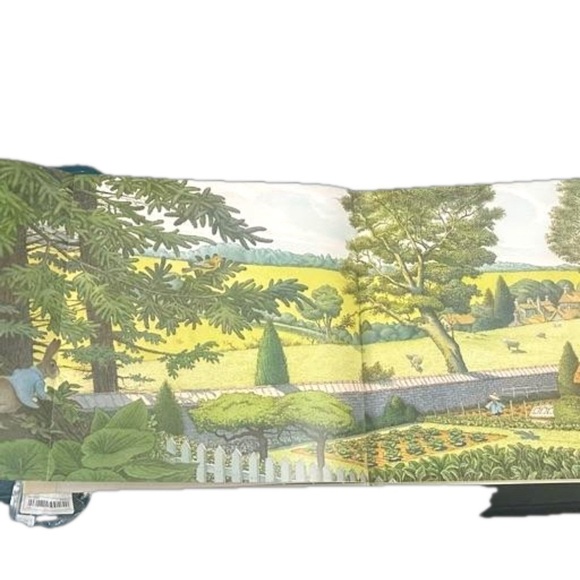 The Classic Tale of Peter Rabbit Beatrix Potter 1st Edition HC Fold Out Poster. - Picture 2 of 2